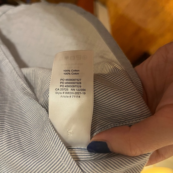 The Group Babaton Withers Blouse Blue Heron L - Picture 5 of 6